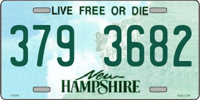 NH license plate 3793682
