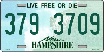 NH license plate 3793709