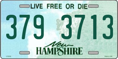 NH license plate 3793713