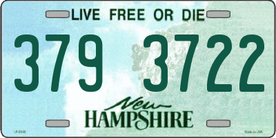 NH license plate 3793722