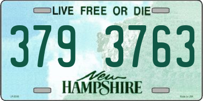 NH license plate 3793763