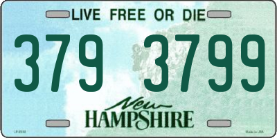 NH license plate 3793799