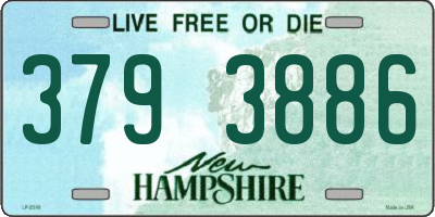 NH license plate 3793886
