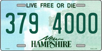 NH license plate 3794000