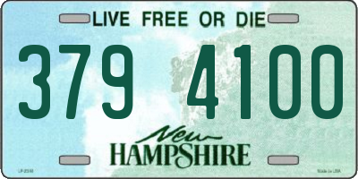 NH license plate 3794100