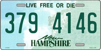 NH license plate 3794146