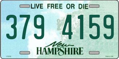 NH license plate 3794159