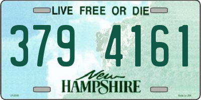 NH license plate 3794161