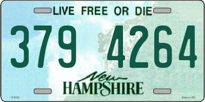 NH license plate 3794264