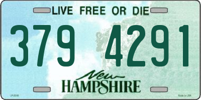 NH license plate 3794291