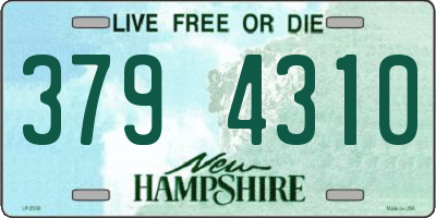 NH license plate 3794310