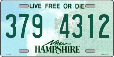 NH license plate 3794312