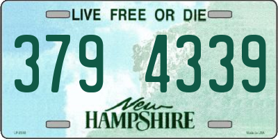 NH license plate 3794339