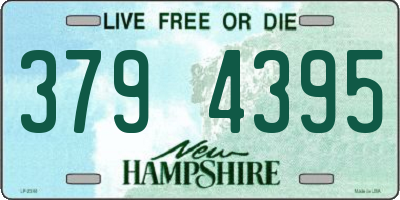 NH license plate 3794395