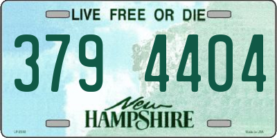 NH license plate 3794404