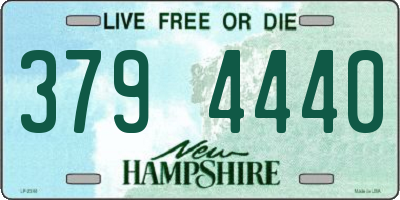 NH license plate 3794440