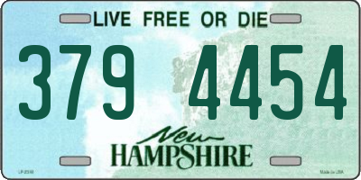 NH license plate 3794454