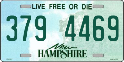 NH license plate 3794469