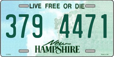 NH license plate 3794471
