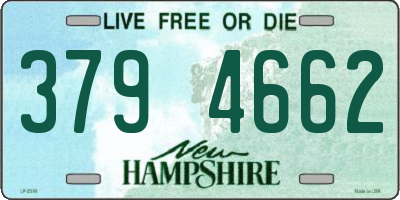 NH license plate 3794662