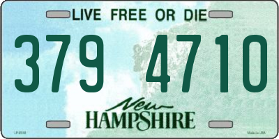 NH license plate 3794710
