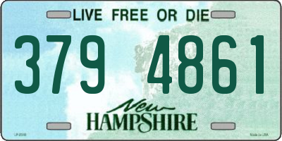 NH license plate 3794861