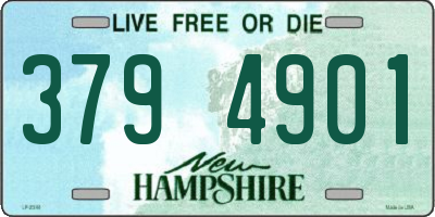 NH license plate 3794901