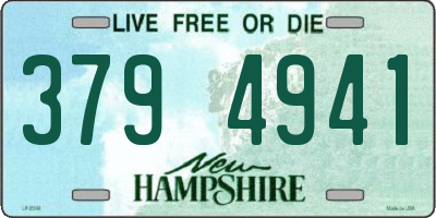 NH license plate 3794941