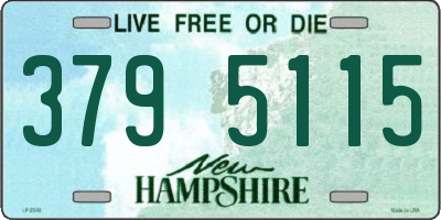 NH license plate 3795115