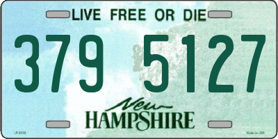NH license plate 3795127