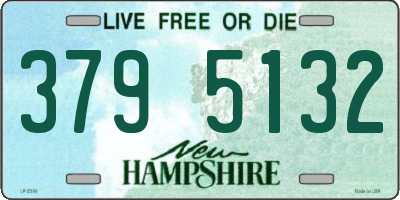 NH license plate 3795132