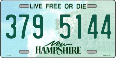 NH license plate 3795144