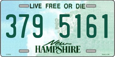 NH license plate 3795161