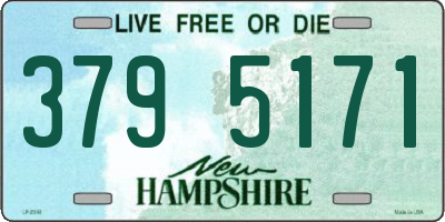 NH license plate 3795171