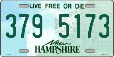 NH license plate 3795173