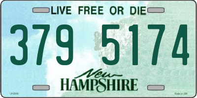 NH license plate 3795174