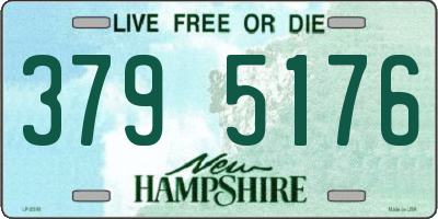 NH license plate 3795176