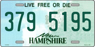 NH license plate 3795195