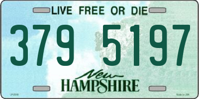 NH license plate 3795197