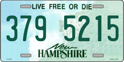 NH license plate 3795215