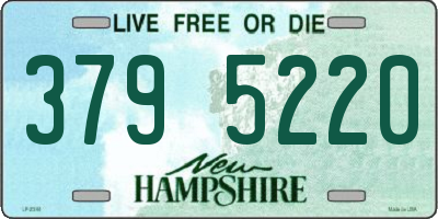 NH license plate 3795220