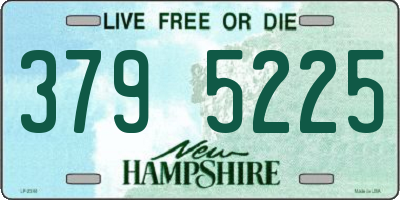 NH license plate 3795225