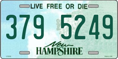 NH license plate 3795249