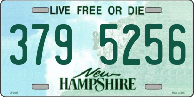 NH license plate 3795256
