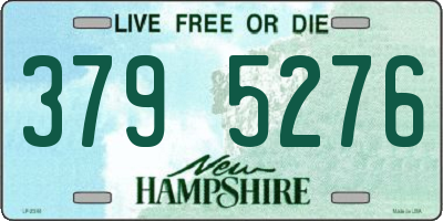 NH license plate 3795276