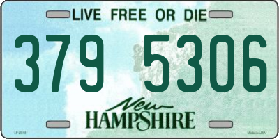 NH license plate 3795306