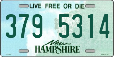 NH license plate 3795314