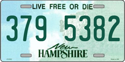NH license plate 3795382