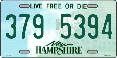 NH license plate 3795394