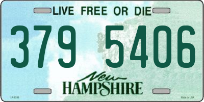 NH license plate 3795406